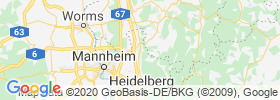 Weinheim map